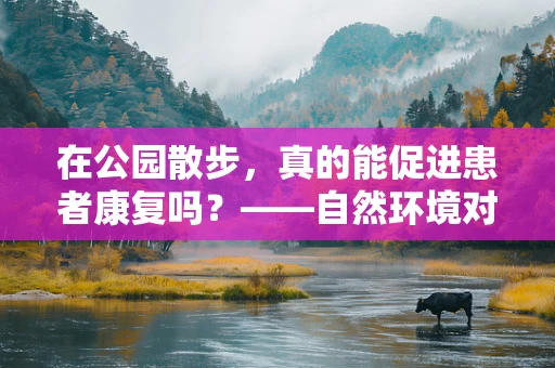 在公园散步，真的能促进患者康复吗？——自然环境对身心恢复的积极作用