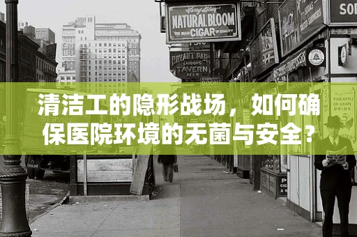 清洁工的隐形战场，如何确保医院环境的无菌与安全？