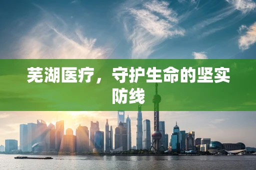 芜湖医疗，守护生命的坚实防线