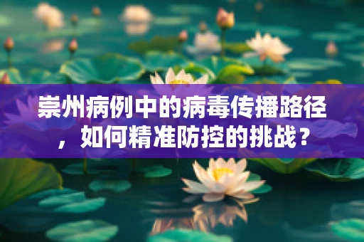 崇州病例中的病毒传播路径，如何精准防控的挑战？