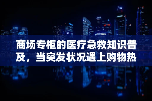 商场专柜的医疗急救知识普及，当突发状况遇上购物热潮