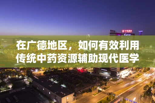 在广德地区，如何有效利用传统中药资源辅助现代医学治疗？