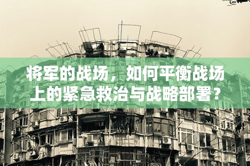 将军的战场，如何平衡战场上的紧急救治与战略部署？