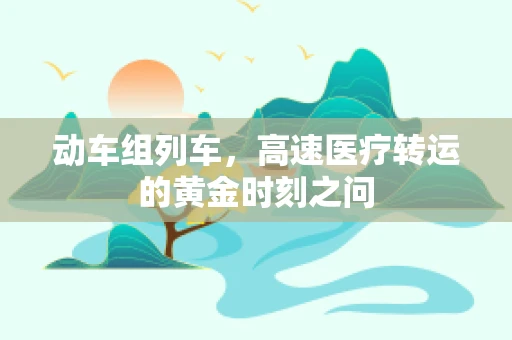 动车组列车，高速医疗转运的黄金时刻之问