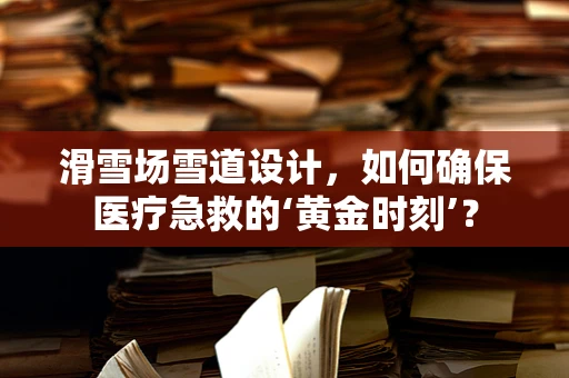 滑雪场雪道设计，如何确保医疗急救的‘黄金时刻’？