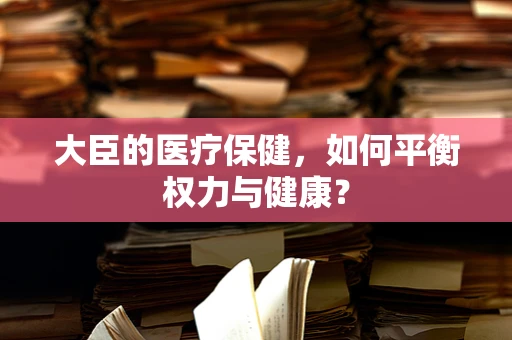 大臣的医疗保健，如何平衡权力与健康？