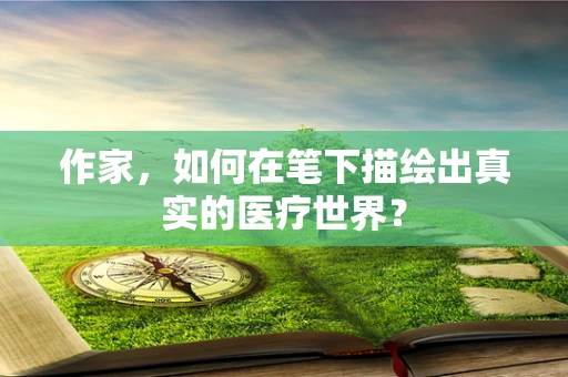 作家，如何在笔下描绘出真实的医疗世界？