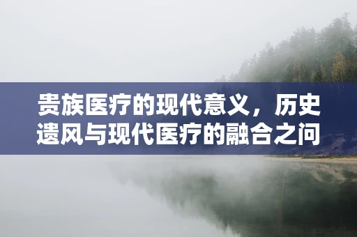 贵族医疗的现代意义，历史遗风与现代医疗的融合之问