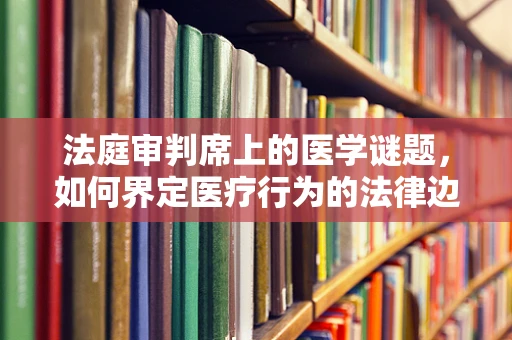 法庭审判席上的医学谜题，如何界定医疗行为的法律边界？