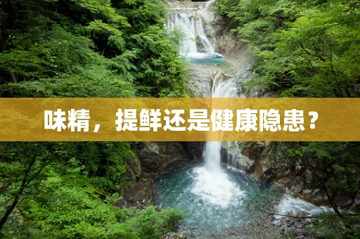 味精，提鲜还是健康隐患？