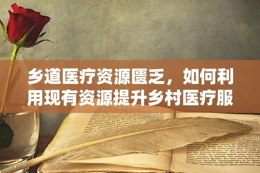 乡道医疗资源匮乏，如何利用现有资源提升乡村医疗服务？