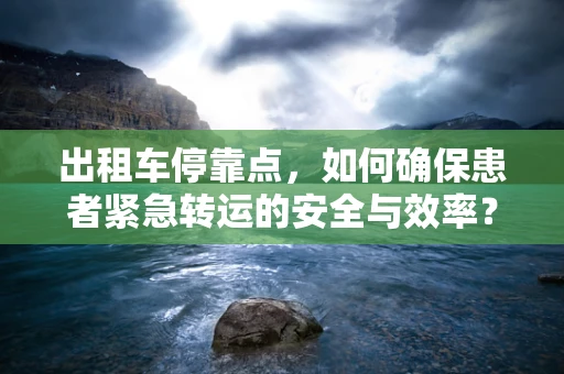 出租车停靠点，如何确保患者紧急转运的安全与效率？