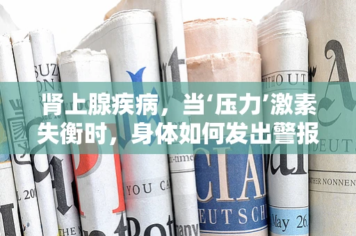 肾上腺疾病，当‘压力’激素失衡时，身体如何发出警报？