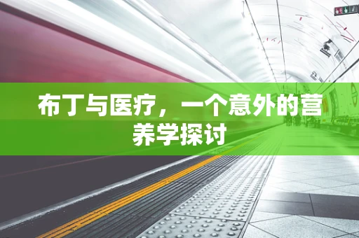 布丁与医疗，一个意外的营养学探讨