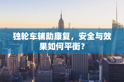 独轮车辅助康复，安全与效果如何平衡？