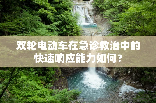 双轮电动车在急诊救治中的快速响应能力如何？
