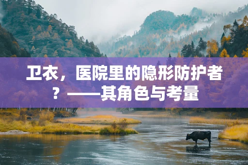 卫衣，医院里的隐形防护者？——其角色与考量