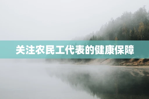 关注农民工代表的健康保障