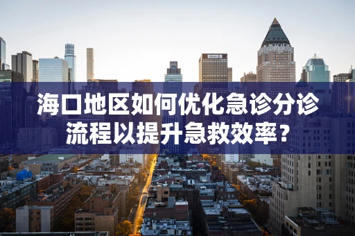 海口地区如何优化急诊分诊流程以提升急救效率？