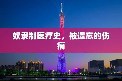 奴隶制医疗史，被遗忘的伤痛