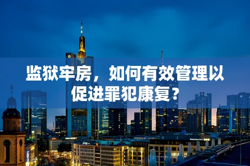 监狱牢房，如何有效管理以促进罪犯康复？
