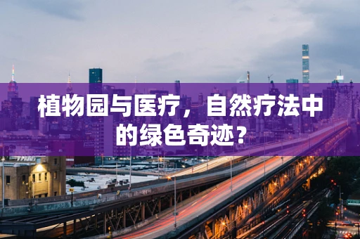 植物园与医疗，自然疗法中的绿色奇迹？