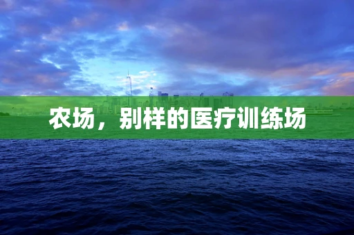农场，别样的医疗训练场