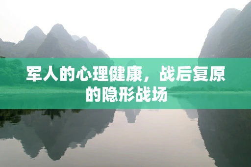 军人的心理健康，战后复原的隐形战场