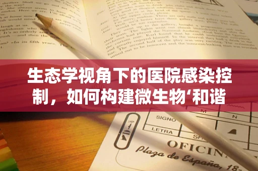 生态学视角下的医院感染控制，如何构建微生物‘和谐共生’的医疗环境？